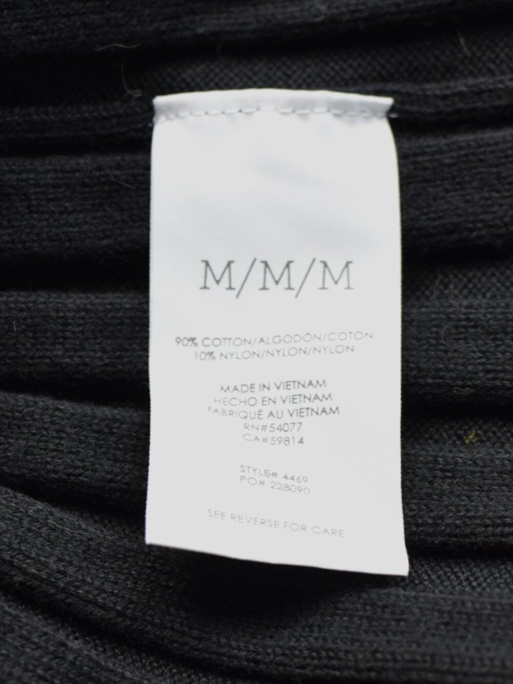 Medium CAbi Contour Mock neck Turtleneck Black - Picture 6 of 8
